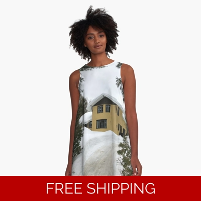 Le Studio A Line Dress Guest House Winter 2020